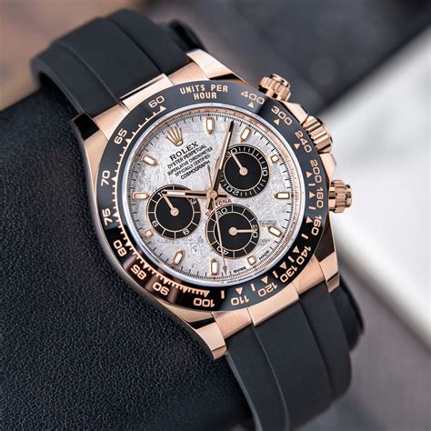 rolex daytona pink gold rubber strap|daytona rose gold oysterflex.